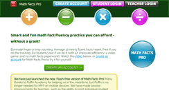 Desktop Screenshot of mathfactspro.com